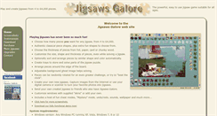 Desktop Screenshot of jigsawsgalore.com